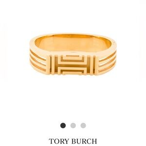 Tory Burch Hinged Gold Bracelet